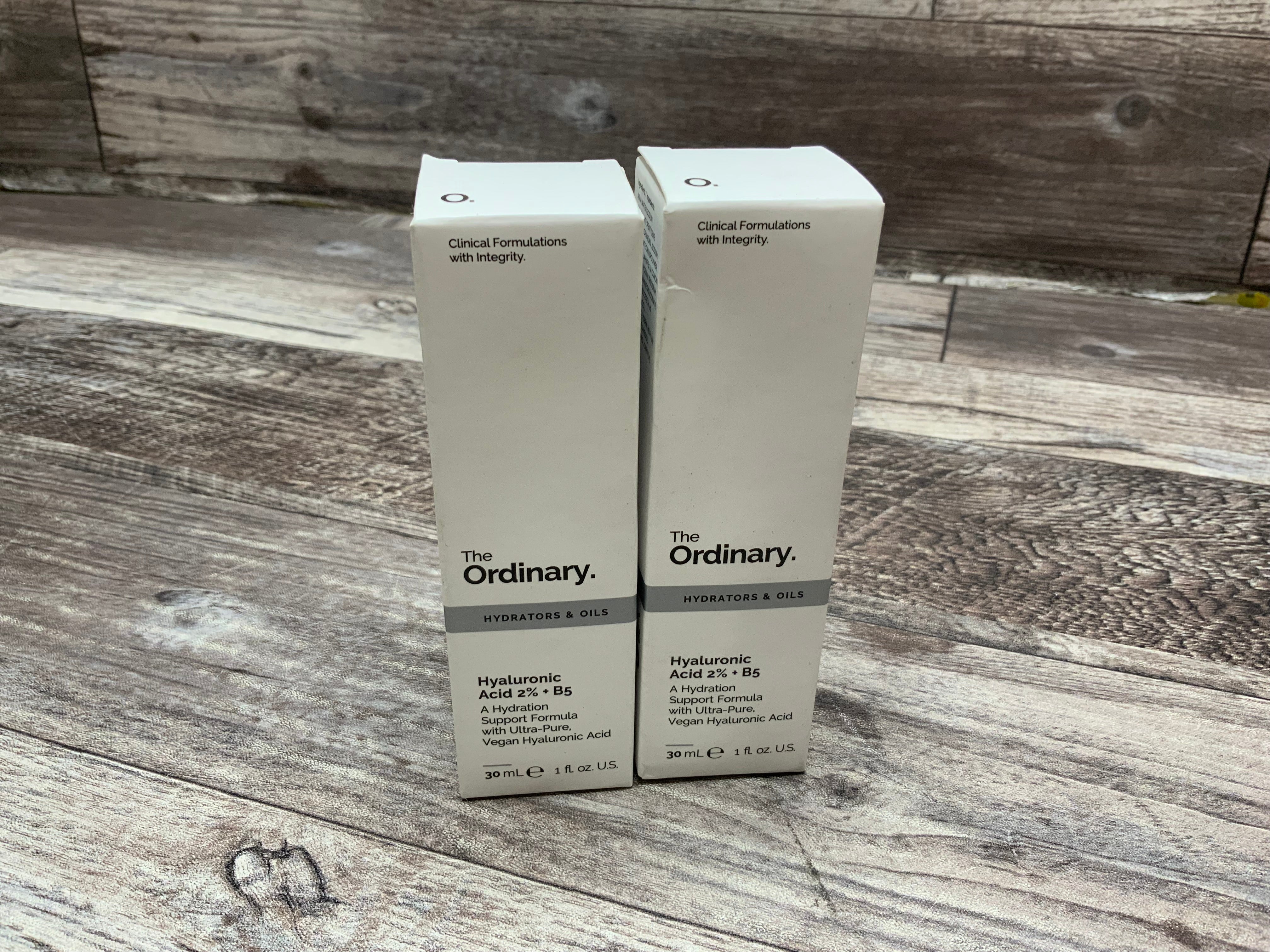 The Ordinary Hyaluronic Acid 2% + B5 Moisturizing Serum - 30ml (LOT OF 2) (8126144479470)